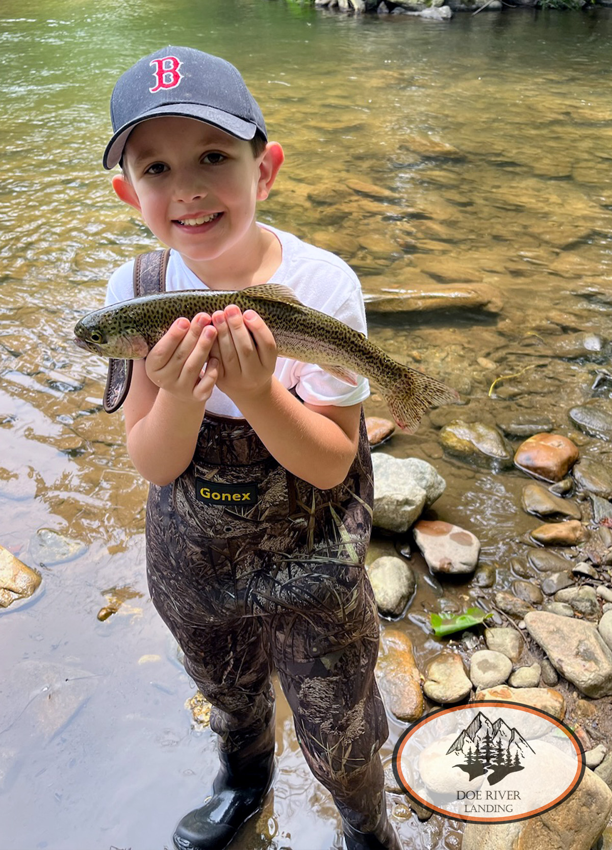 Doe River Landing campground in Roan Mountain, TN. Best vacation rental near Elizabethton, TN and Johnson City TN. Relax riverside and enjoy trout fishing, swimming, hiking, tubing, the playground, and more.